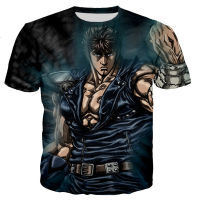 2023 NewNew Anime Fist Of The North Star 3D พิมพ์เสื้อยืดผู้ชายผู้หญิง Casual Streetwear แฟชั่นเสื้อยืดขนาดใหญ่เด็ก Tees Tops เสื้อผ้า