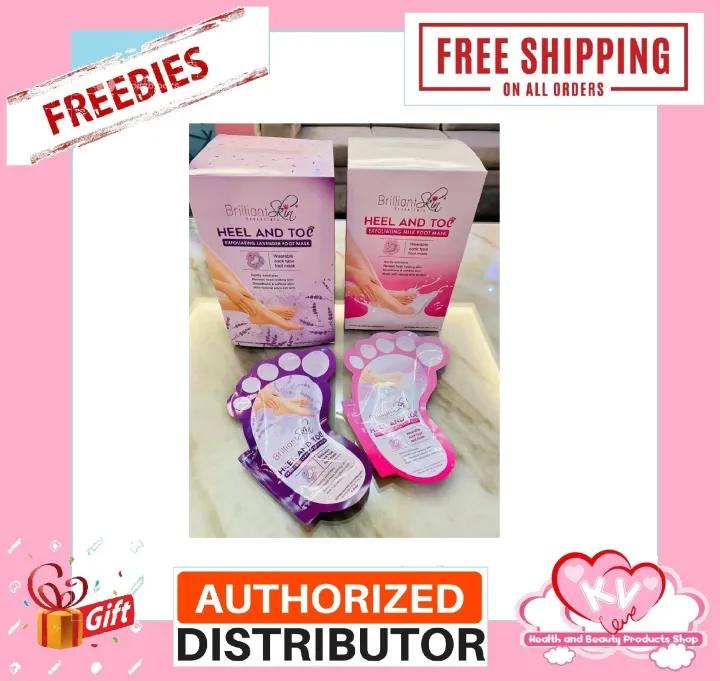 MILK HEEL TO TOE FOOT MASK BY BRILLIANT SKIN (KVLOVE) Lazada PH