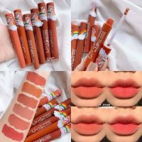 ▶ Kiss beauty No.7883-03A ลิปยูนิคอร์น ️ สีโทนนู้ดๆ สีสวยมาก ติดทน กันน้ำ กลิ่นหอมอ่อนๆลิปกลอสเนื้อแมท บางเบาไม่หนักมาก