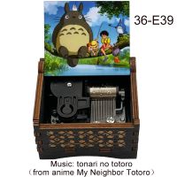 Wooden cute tonari no totoro My Neighbor Totoro Music Box mechanical kid toys Birthday Gift Christmas Gift New Year Gift