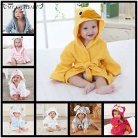 ▬❁► 2-6 year Baby Robe Cartoon Hoodies Girl Boys Sleepwear Good Quality Bath Towels Kids Soft Bathrobe Pajamas Childrens Clothing