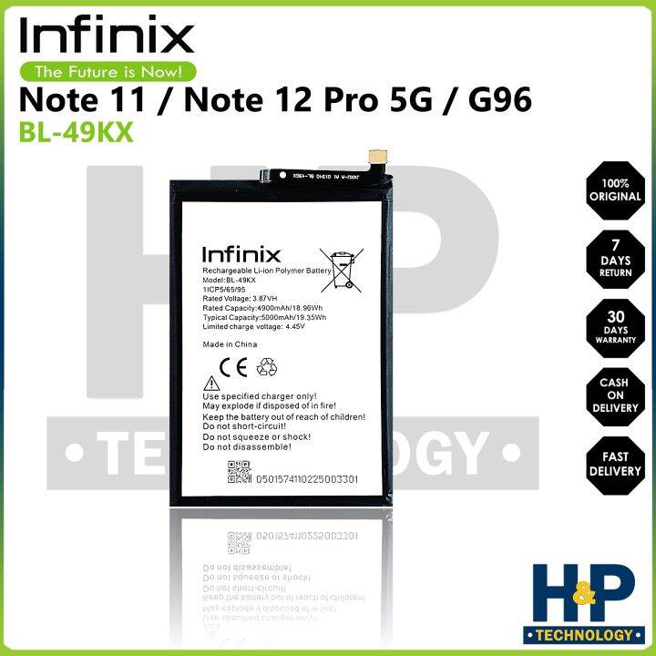 infinix note 12 battery