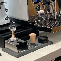 Coffee Tampers Mat Anti Slip Coffee Tampering Station Pad Soft Silicone Rubber Barista Coffeeware Tamping Mat Coffee Accessories