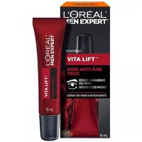 LOREAL Men Expert Vita Lift Anti-Wrinkle Eye Cream 15ml อายครีมบำรุงรอบดวงตาสูตรสำหรับผู้ชายสินค้านำเข้าจากต่างประเทศพร้อมส่ง