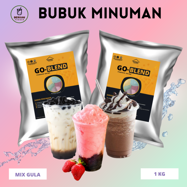 Bubuk Minuman Rasa 1KG / Bubuk Minuman Aneka Rasa / Bubuk Minuman ...