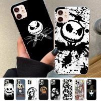 [LWF HOT] เคสโทรศัพท์แฟชั่น Jack-Skellington Hot สำหรับ iPhone 11 12 13 Mini Pro XS สูงสุด8 7 6 6S Plus X 5S SE 2020 XR Case