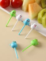 Cute Turtle Leaf School Supplies Fruit Fork Fruit Toothpick Bento