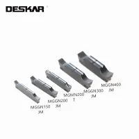 10PCS DESKAR MGGN150 200 300 400 JM LF6008 CNC เครื่องมือกลึงคาร์ไบด์แทรกเครื่องกลึงใบมีดตัดต้นฉบับจัดส่งฟรี