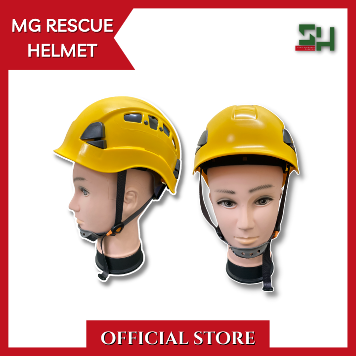 MG Rescue Helmet High density PE Shell Multi Purpose head Protection