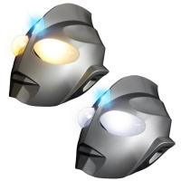 Anime Ultraman Headgear Tigas Helmets Glowing Headgear Halloween Performance Cosplay Super Man Simulation Headgear For Kid honest