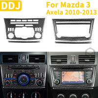 For Mazda 3 Axela 2010 2011 2012 2013 Navigation Surround CD Radio Console Carbon Fiber Sticker Interior Car Accessories LHD RHD