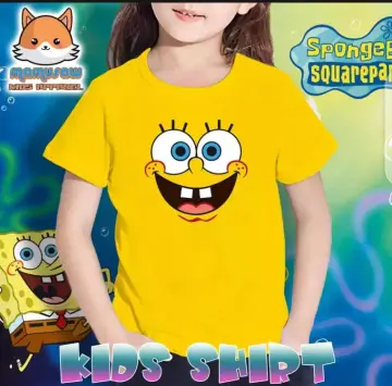 Spongebob Kids and Adult Cartoon Character Design Print T-Shirt