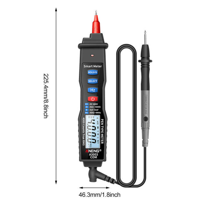 a3003ดิจิตอลสากล-panee-เครื่องมือนับ4000และไม่สัมผัส-ac-dc-แรงดันไฟฟ้าตัวเก็บประจุ-teste