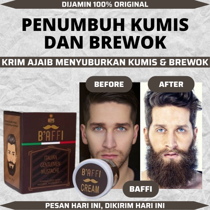 PENEBAL DAN PENUMBUH RAMBUT BAFFI CREAM MENEBALKAN DAN MENYUBURKAN ...