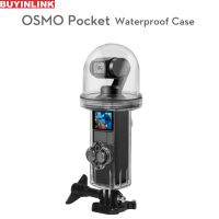 (Ready Stock) 60M Waterproof Housing Case for DJI OSMO Pocket Case Diving Protective Shell for DJI OSMO Pocket Gimbal Camera Accessories