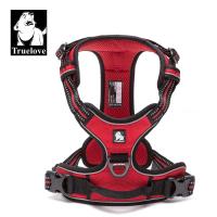 Truelove Reflective Nylon large pet Dog Harness All Weather Padded Adjustable Safety Vehicular leads for dogs pet TLH5651 Collars