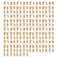 1:72 200/Set Plastic Ancient Soldier Figures Toy Archaic Soldiers Men Swordsman Action Figure DIY War Scene Toys