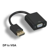 ดิสเพลย์พอร์ตตัวผู้ไปยัง VGA HD15สลักตัวเมียตัวแปลงอะแดปเตอร์วิดีโอ W/O