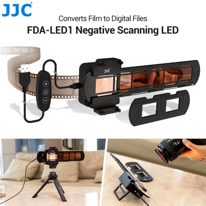 Jjc Negatives Scanning Led Light 35mm Film Scanner With Strips And Slides Holder Photo Scanner 6659