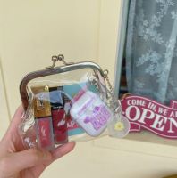 【CW】♙  Transparent Iron Mouth Clip Small Things Storage Coin Purse Multifunctional