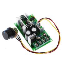 【✱2023 HOT✱】 ozbyyjf 20a Pwm อุปกรณ์ควบคุมมอเตอร์กระแสตรง12V 24V 36V 48 V/w Potentiometer สวิตช์ลูกบิด