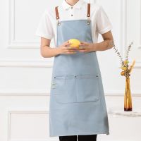 Woman Apron Faux Leather Waterproof Oil Resistant Stain Resistant Customizable Apron Nordic Kitchen Waterproof Aprons Aprons