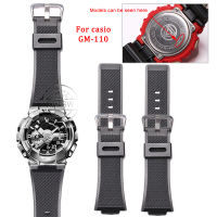 สายเรซิ่นสำหรับ Casio G-Shock GM110 gm-110 ซีรี่ส์ผู้ชายกีฬากลางแจ้งยางกันน้ำสายนาฬิกาอุปกรณ์เสริม