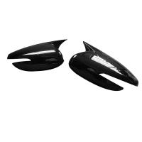 1Pair Rearview Mirror Cover Housing Ox Horn Trim Caps for Kia K3 Forte 2013-2018 Side Wing Mirror Shell Sticker