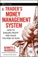 หนังสืออังกฤษ A Traders Money Management System : How to Ensure Profit and Avoid the Risk of Ruin (Wiley Trading) [Hardcover]