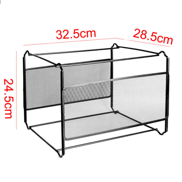a4-mesh-metal-file-organizer-box-hanging-file-folder-box-desk-storage-holder-shelf-holder-storage-for-office-home