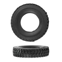 2Pcs 19mm Hard Rubber Tires for 1/14 RC Semi Tractor Truck Tipper MAN Hauler ACTROS Upgrades Parts