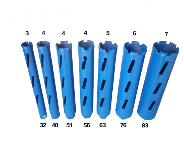 หัวเจาะแกนเจาะคอนกรีตเพชรมืออาชีพบิตสำหรับติดตั้งสำหรับเครื่องปรับอากาศขุดเจาะน้ำและระบายน้ำ