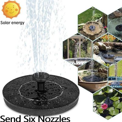 น้ำพุพลังงานแสงอาทิตย์ทรงกลมน้ำพุพลังงานไฟฟ้าลอยน้ำได้สำหรับตกแต่งสระในสวนสระปั๊มลอยปั๊มน้ำ