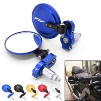 Motorcycle Mirrors Round Folding Bar End Side Mirrors For Yamaha YZF R3 R1 R6 R15 R25 YZF 125 250 350 FZ1 FZS 1000S Accessories