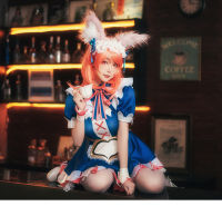 Game King Of Glory Little Fox Cosplay Costume Skirt Apron Headband Socks Daily Carnival Party Festival Uniform nd New