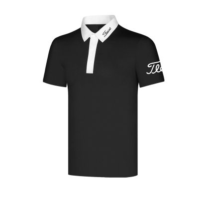 New mens golf mens short-sleeved sports breathable sweat-absorbing quick-drying polo shirt outdoor T-shirt jersey Honma J.LINDEBERG PEARLY GATES  ANEW Amazingcre DESCENNTE W.ANGLE Malbon∋