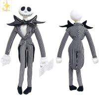 TIH3PD 50ซม. ค่ะ ตุ๊กตา JACK skellington แจ็คกำมะหยี่ หัวเล็กๆ ตุ๊กตาโครงกระดูกตุ๊กตา น่าตื่นเต้นมากๆ นุ่มนุ่มๆ คริสมาสต์