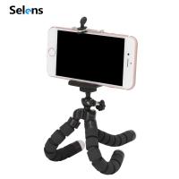 Selens Phone Tripod ฟองน้ำขาตั้งกล้องขาตั้งกล้องสามขาแบบหนวดปลาหมึกขาตั้งโทรศัพท์ที่จับสำหรับสมาร์ตโฟน Xiaomi Samsung วิดีโอ Vlog การถ่ายภาพ