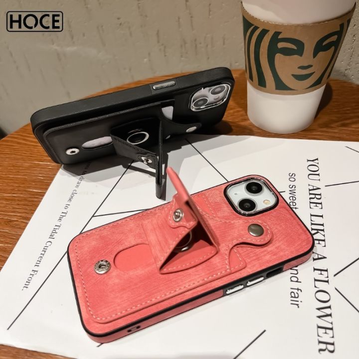 hoce-เคสโทรศัพท์หนังแฟชั่นแบบหมุนได้สำหรับ-iphone-15-14-plus-15-14-13-12-11-xs-max-xr-xs-7-8-plus-7-8-se-เคสกรอบกันกระแทกครอบคลุมเต็มรูปแบบ