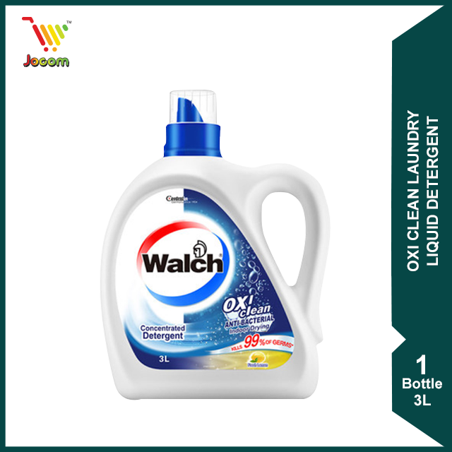 Walch Oxi Clean Laundry Liquid Detergent 3L [KL & Selangor Delivery ...