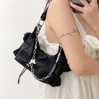 2022 New Style Soft Butterfly Series Casual Mini Underarm Bag Niche Nylon Sweet Cool Crossbody One-Shoulder Folds
