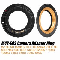 ฟรีเมื่อ M42แบบเต็ม-EOS ชิปอิเล็กทรอนิกส์3 AF ยืนยัน M42เลนไปยัง EOS SLR อะแดปเตอร์กล้องถ่ายภาพวงแหวนสำหรับแคนนอน5D 6D 7D 7D 80D 70D 60D 50D 1200D 1300D