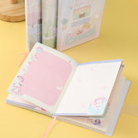 4pcsset Creative Cute Snap Buckle Diary Journal Travel Diy Notebook School Kids Gift Item Colored Inside Pages planner 2022