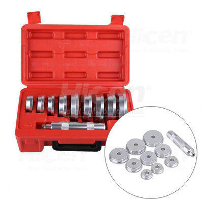 GREGORY-【ส่งจากกรุงเทพฯ 】10pcs ตัวตอกใส่ตลับลูกปืนและซีลยาง Axle Bushing Bearing Race &amp; Seal Removal/Install Driver Master Tool Set