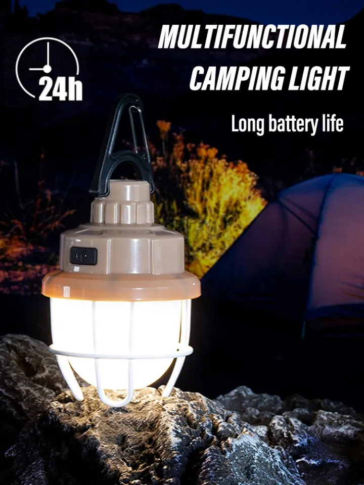 Solar storage light string camping light string camping light waterproof  multi-functional emergency charging tent atmosphere light string