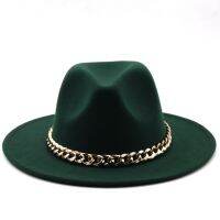 卍◆♣ Simole Fedora Hats Women Men Wide Thick Hat Accessories Band Fedora Hats Gold - Fedoras - Aliexpress