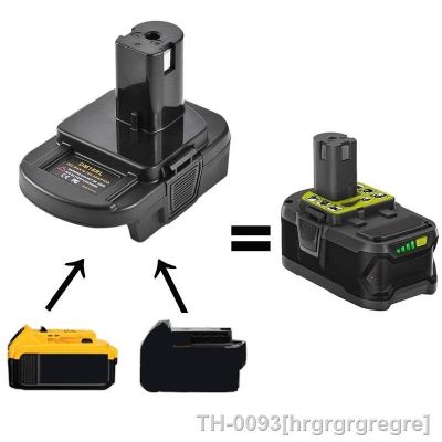 ❀ hrgrgrgregre Adaptador de Bateria para Dewalt 20V 18V Convertida Lithium-ion com USB