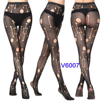 BH503 High stretchy jacquard fishnet socks sexy silk stockings women leggings