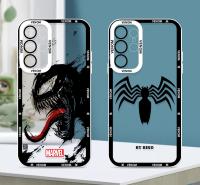 Marvel Superhero venom cool For Samsung Galaxy S23 S22 S21 S20 Pro FE Ultra A23 A52 A53 A71 Angel Eyes Transparent Phone Case