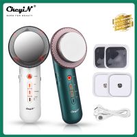 CkeyiN Ultrasonic Face Body Slimming Massager  Portable Infrared EMS Burn Fat Thin Body Machine for Weight Loss and Beauty AM236